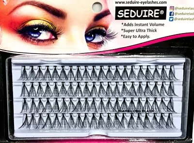 80 Stand Individual Eyelashes Cluster Diy Lashes Volume Super Thick Extensions • £3.13