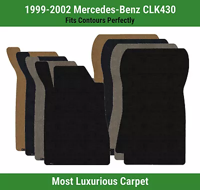 Lloyd Luxe Front Row Carpet Mats For 1999-2002 Mercedes-Benz CLK430  • $173.99