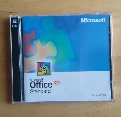 Microsoft Office XP Standard Version 2002 2 CD-ROM  • $9.99