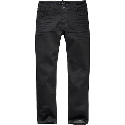 Brandit Mason Denim Pants Mens Jeans Straight Fit Regular Rise Black • £62.95