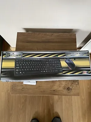 £8 • Buy Builder Keyboard And Mouse Set - Black