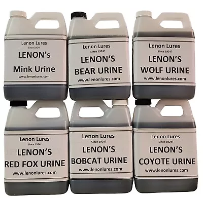 Lenon's Urine Choose Bear Bobcat Coyote Mink Fox Wolf - 4 Oz To Gallon Size • $65