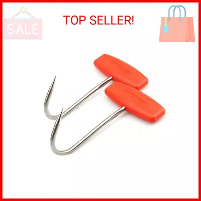 2PCS Meat Hooks For ButcheringT Shaped Boning Hooks With Handle 6 Inch Stainles • $17.86