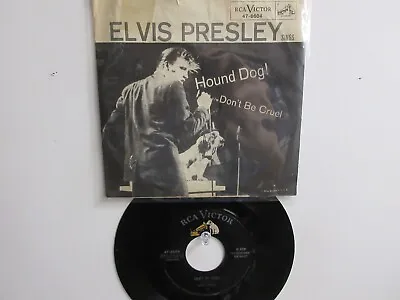 💥' Elvis Presley ' Hit 45+picture Sleeve [don't Be Cruel / Hound Dog]  1956 !💥 • $21.99