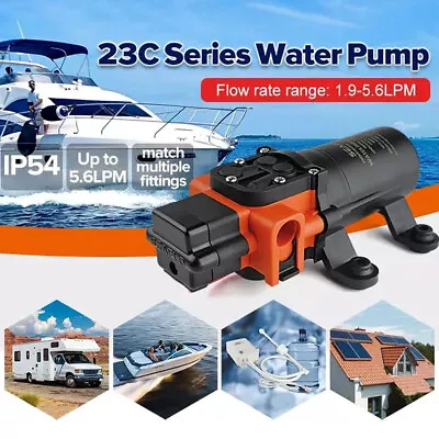 12V Water Pump Caravan Camper Motorhome High Pressure Water Pump 4.2L/Min • £36.83