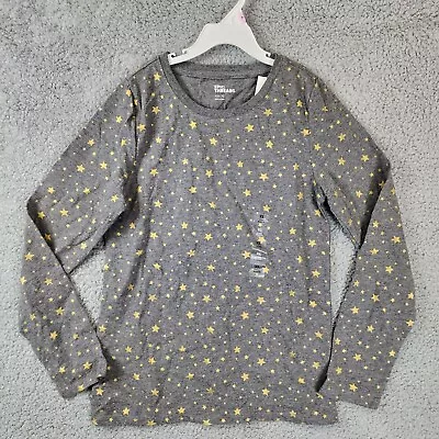 Epic Threads Star Print Basic Tee Big Girls XL Pewter Heather Crew Neck Pullover • $3.15