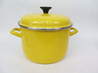 Metalac 8qt Canary Yellow Stock Pot With Lid • $37.99