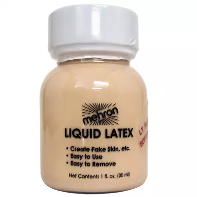 Mehron Liquid Latex Soft Beige / Light Flesh 1 OZ • $9.95