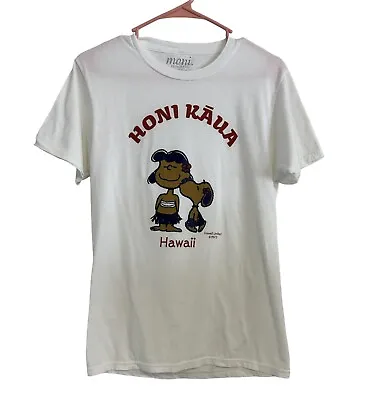 Moni Honolulu Tan Snoopy Hawaii T-shirt Adult Small • $12.95