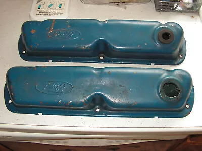 Vintage FORD  Small Block VALVE COVERS 302 351 289 • $69