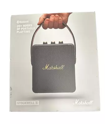 £139.99 • Buy Marshall Stockwell II Wireless Portable Bluetooth Speaker - Black / Brass 