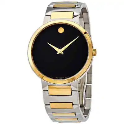 Movado Temo Quartz Black Dial Men's Watch 0607293 • $416.96