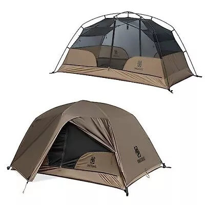 2 Person Backpacking Tent - Free Standing Lightweight Waterproof 3 Season • $159.98