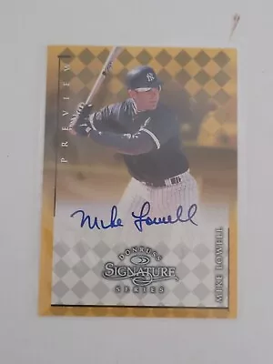 1998 Donruss Signature Series Mike Lowell Auto Rookie Card) • $14.99