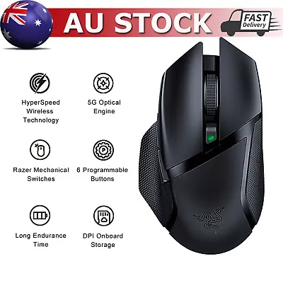 Razer Basilisk X HyperSpeed Wireless Gaming Mouse Programmable Buttons 16000DPI • $75.90