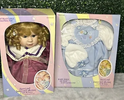Vtg Heritage Mint Sweet And Innocent Collection Cuddle Me Baby Doll W/New Outfit • $65