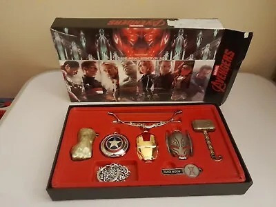 Marvel Legends Age Of Ultron Necklace Pendants Gift Set • £19.99