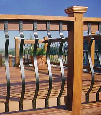 32  Deckorators Baroque Baluster Rails - TEXTURED Black (60 Pack) • $439.99