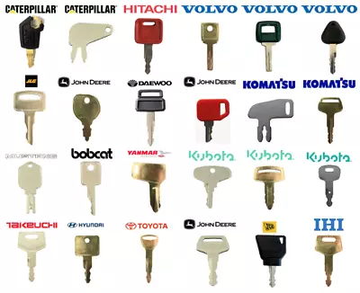 £2.99 • Buy Plant Keys Thwaites, JCB, Bomag, Hitachi, Takeuchi, Komatsu, Dumpers, Excavators
