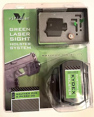 Viridian Green Laser Sight Holster System Built To Fit Walther P22 & PK380 OD • $119
