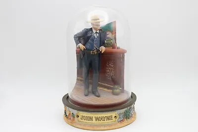 Franklin Mint John Wayne The Shootist Glass Domed Sculpture • $45