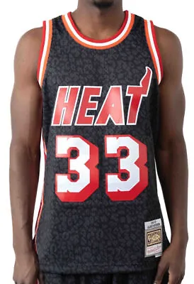 Mitchells & Ness Miami Heat Alonzo Mourning Wildlife Swingman Jersey MEDIUM • $79.94