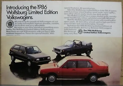 1986 VW Volkswagen Wolfsburg Print Ad • $6