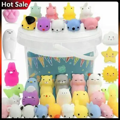 $18.01 • Buy 10-20Pcs Mini Animal Squishies Kawaii Mochi Squeeze Toys Stretch Stress Squishy