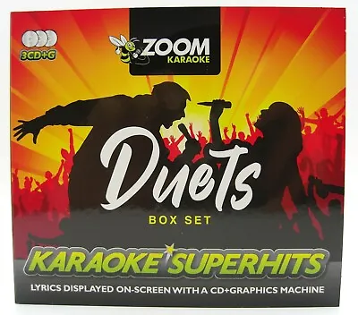 £12.95 • Buy Zoom Karaoke CD+G - Ultimate DUETS Superhits - Triple CD+G Karaoke Disc Pack