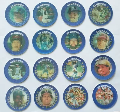 1986 7-11 Mideast Slurpee Coin Set Of 16 - Cal Ripken Ryan Rose Sandberg ++ • $12.99