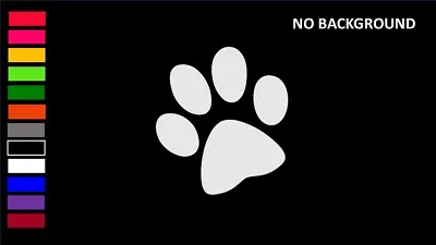 PET PAW PRINT Decal Stickers For Cars Windows Laptops Wall Tablets • $2.29