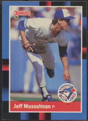 1988 Donruss #630 Jeff Musselman Toronto Blue Jays • $1