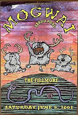 Mogwai Concert Poster 2001 F-465 Fillmore • $14