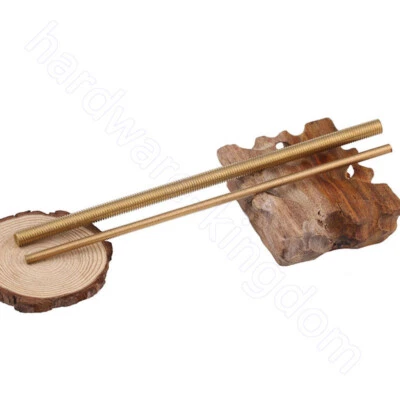 £2.39 • Buy Brass Full Threaded Rod Solid Allthread Stud M2 M2.5 M3 M4 M5 M6 M8 M10 M12-M20