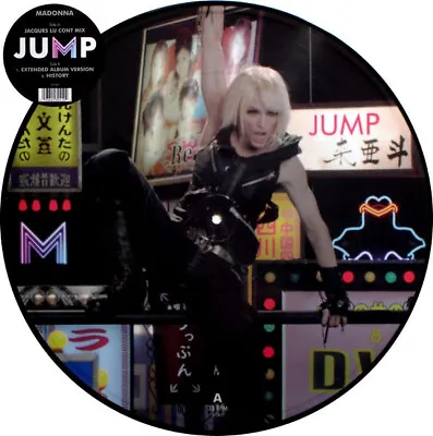 Madonna Jump  12  Picture Disc Vinyl Single W744T UK Limited Edition 2006 • £19.95