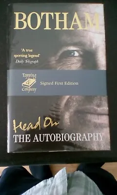£8 • Buy Ian Botham Head On, The Autobiography Signed 1st Edition