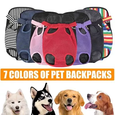 Pet Dog Carrier Backpack For Traveling Hiking Camping For Small Dogs Cats Rabbit • $9.89