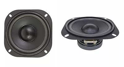 NEW (2) 5.25  Woofer Speakers.Home Audio.5.3  Frame.8ohm.Replacement.Square Pair • $45