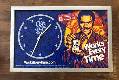 Colt 45 Beer Clock Billy Dee Williams Star Wars Vintage • $199.99