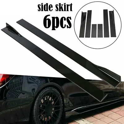 86.6 2.2m Side Skirt Splitter Lip Spoiler For Toyota Corolla Camry Yaris Sienna • $45.95