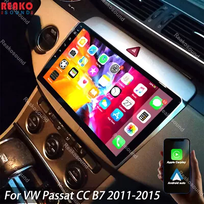 10  For VW Passat CC B7 2011-2015 Android 13 64G GPS Navi Car FM Radio Stereo BT • $135.50