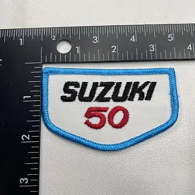 $6.95 • Buy SUZUKI 50 Motorcycle Patch 31XV