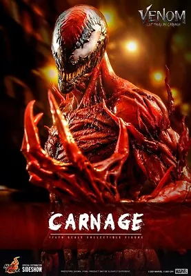 Hot Toys Marvel Carnage Venom Let There Be Carnage Deluxe 1/6 Scale Figure • $424.79