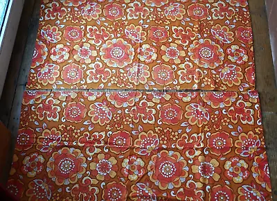 Vintage Daisy Flower Power Hippy Floral Fabric Material 60s 70s • £30