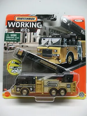 2020 Matchbox Working Rigs Pierce Velocity Aerial Platform Fire Truck • $15.99