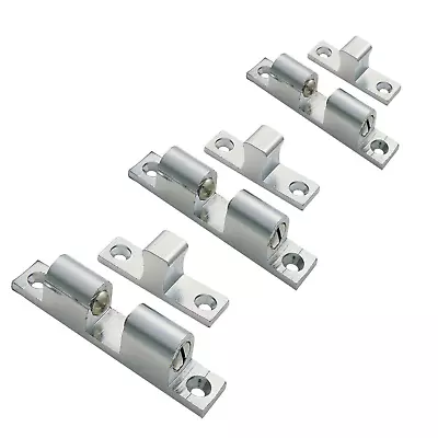 £2.95 • Buy Chrome Double Adjustable Ball Catch 42mm 50mm Or 60mm Cabinet, Cupboard