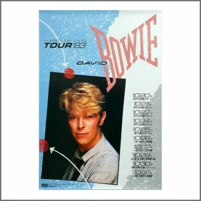 £215 • Buy David Bowie 1983 Serious Moonlight Concert Poster (Japan)