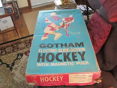 Vintage Gotham Ice Hockey Game Table Children's Toy With Figures • $35