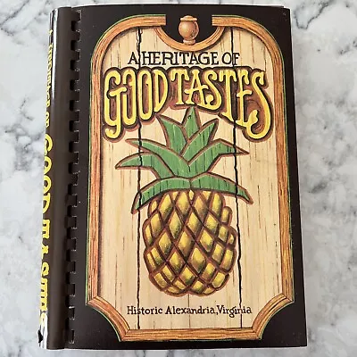 Vintage Virginia Cookbook Heritage Of Good Tastes Alexandria VA 1980 Spiral • $12