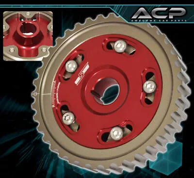 For D-Series D15 D16 SOHC Engine Adjustable Camshaft Camgear Wheel Upgrade Red • $30.99